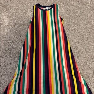 LuLaRoe Multicolor Striped Dress